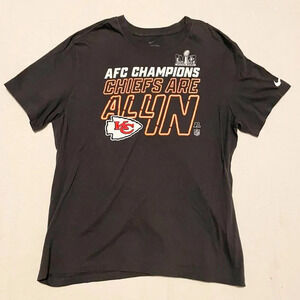 Nike AFC Champions Chiefs Are All In Tshirt Womens XL Shirt